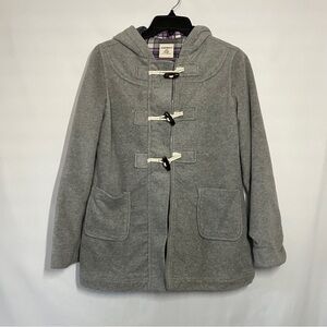 Old Navy Girls Grey Fleece Peacoat